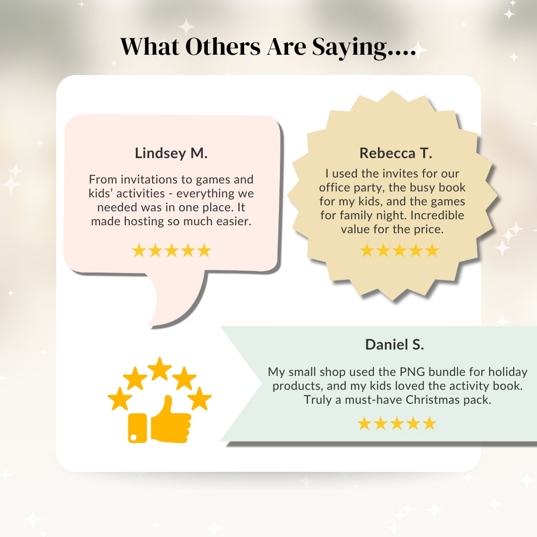 Christmas Celebration Bundle – Personalized First Christmas as a Family 2025