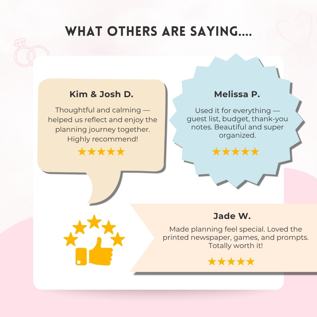 The Wedding & Coupleās Essentials Bundle ā Your Complete Guide from Engagement to Honeymoon