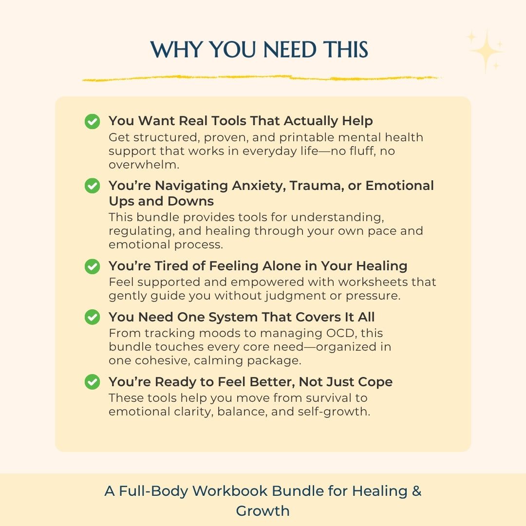 The Ultimate Mental Health & Therapy Bundle โ Heal Anxiety, OCD, and Trauma