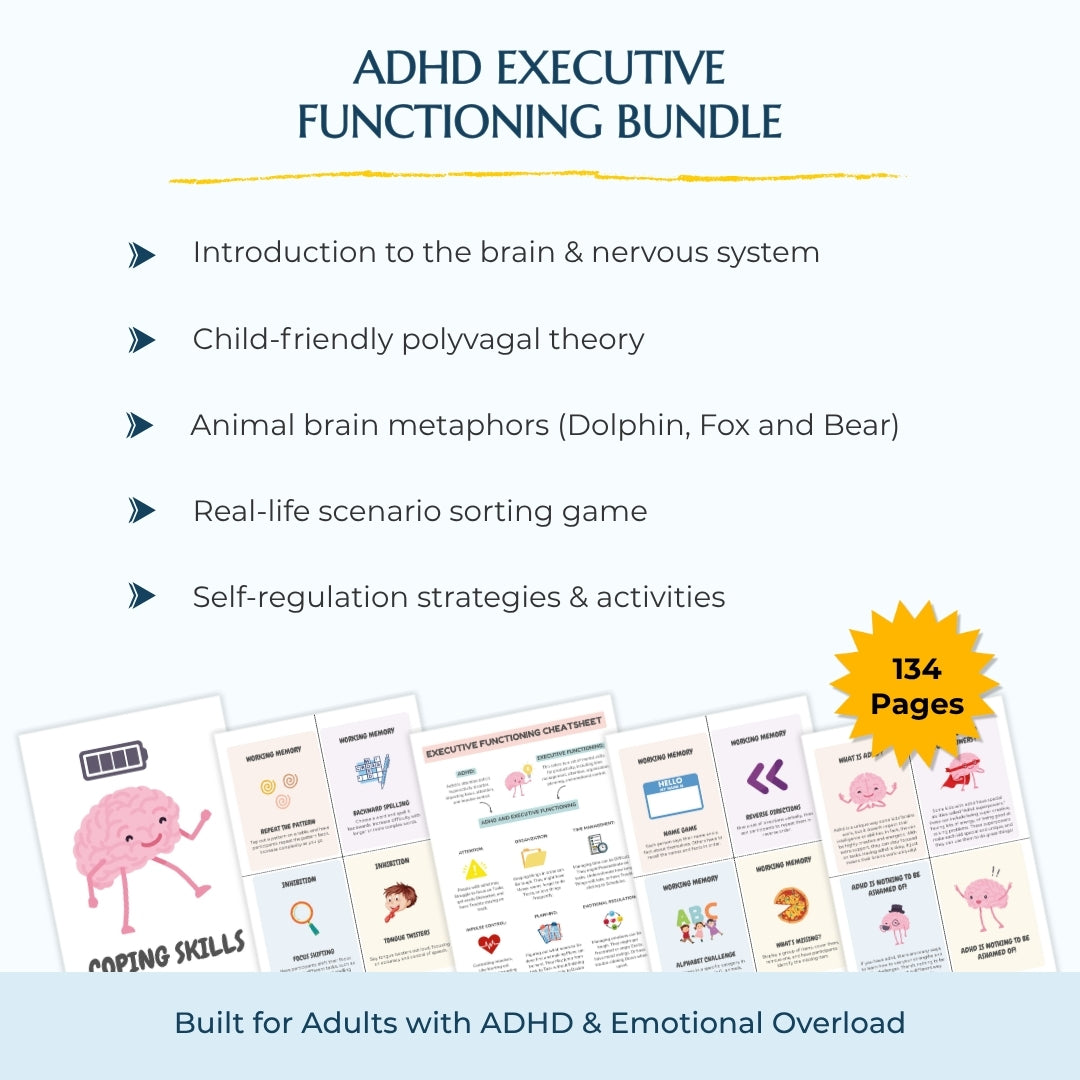 Adult Focus & Emotional Clarity Bundle – Plan, Regulate & Thrive
