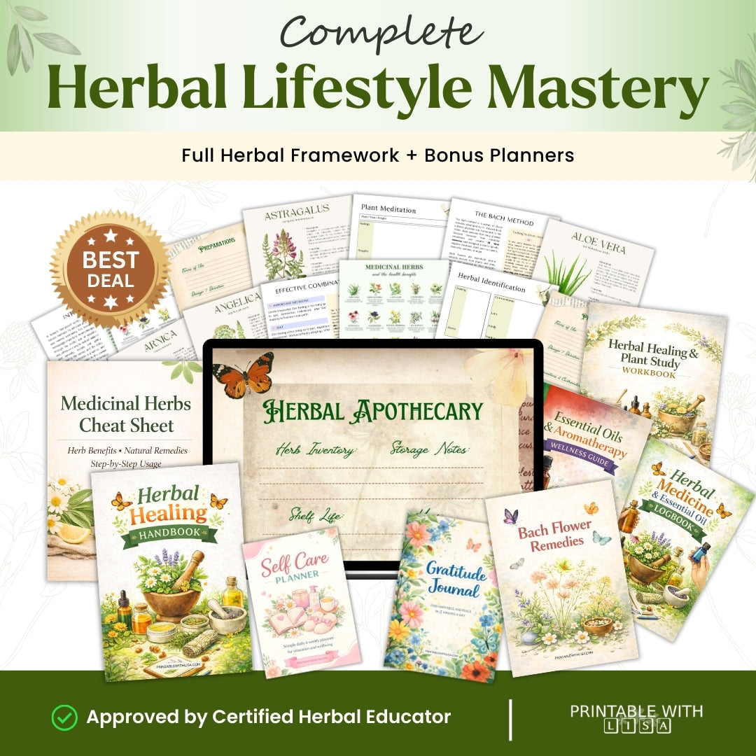 Herbal Healing & Natural Wellness Bundle