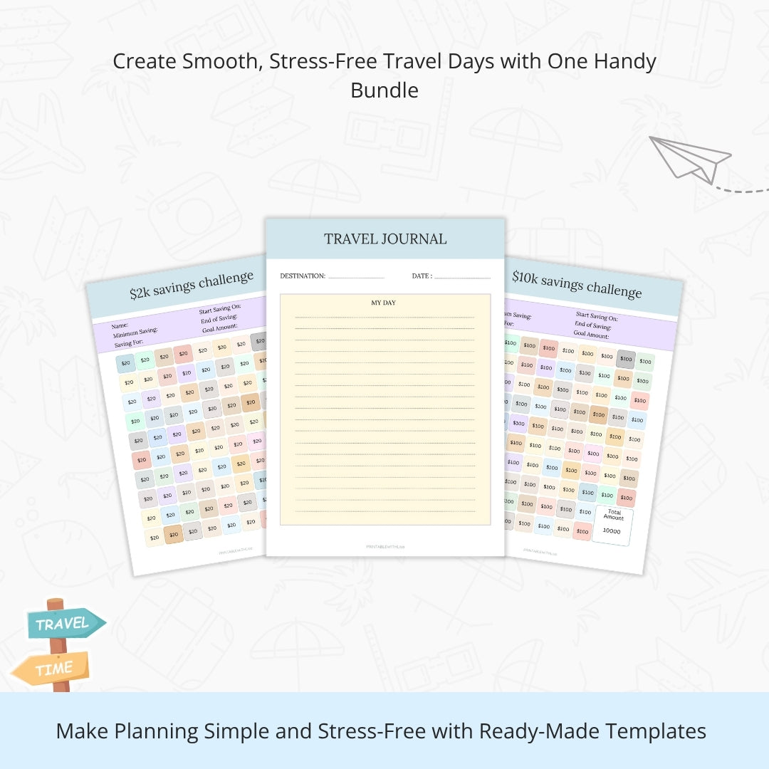 The Ultimate Travel Planner & Journal – Stress-Free Travel Planning & Memory Keeping in One