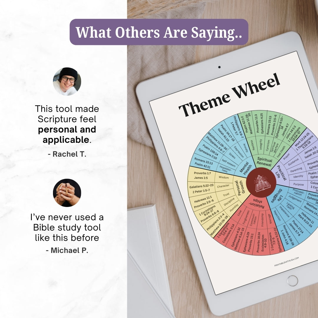 Bible Verse Wheels – Mood & Theme Scripture Study