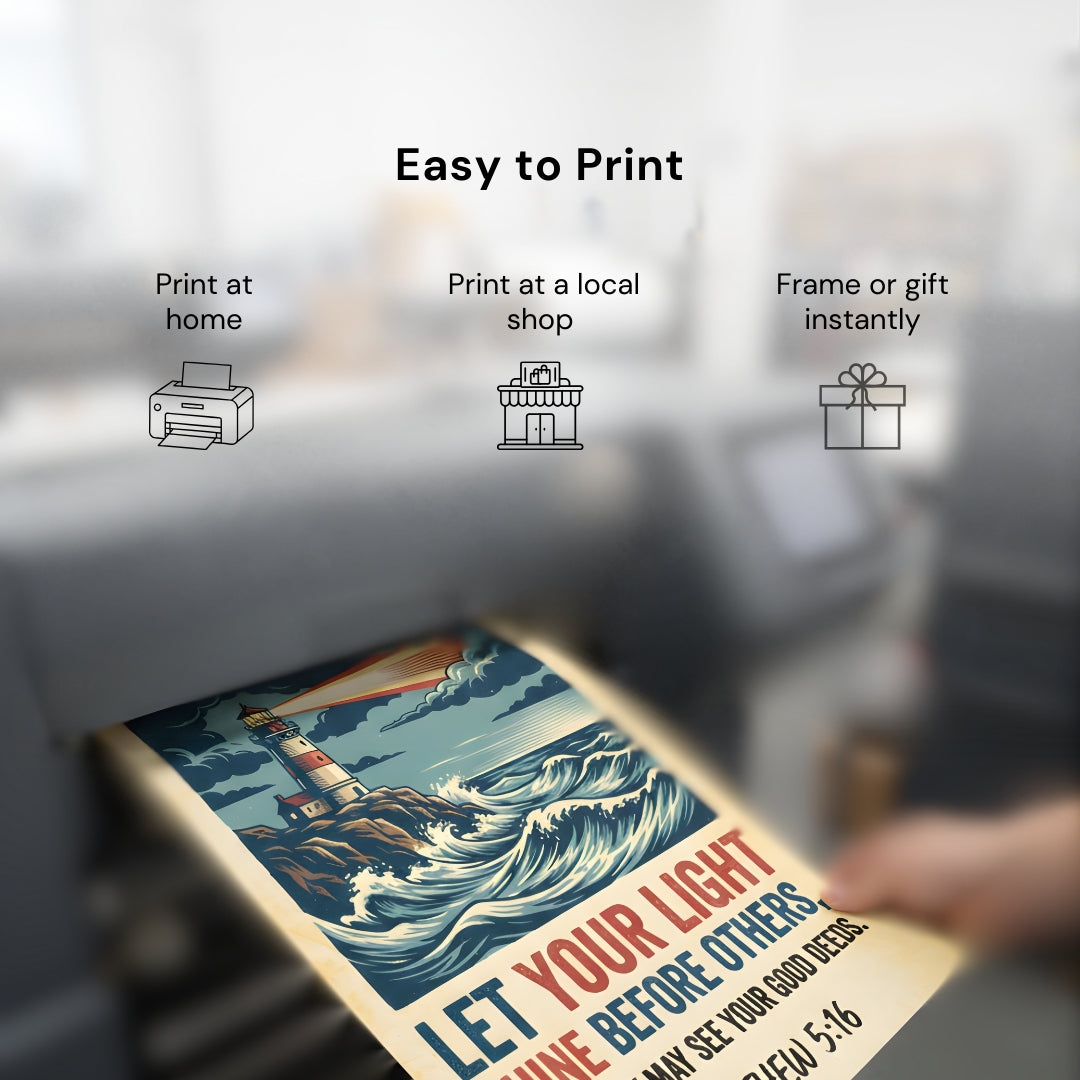 The Good Shepherd Scripture Wall Art Set – 18 Vintage Christian Designs