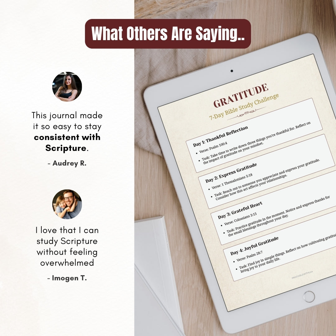 Beginner Bible Study & Daily Verse Journal — Calm Daily Devotion