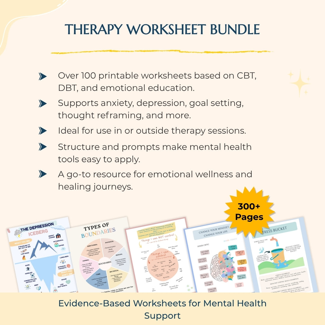 The Ultimate Mental Health & Therapy Bundle โ Heal Anxiety, OCD, and Trauma