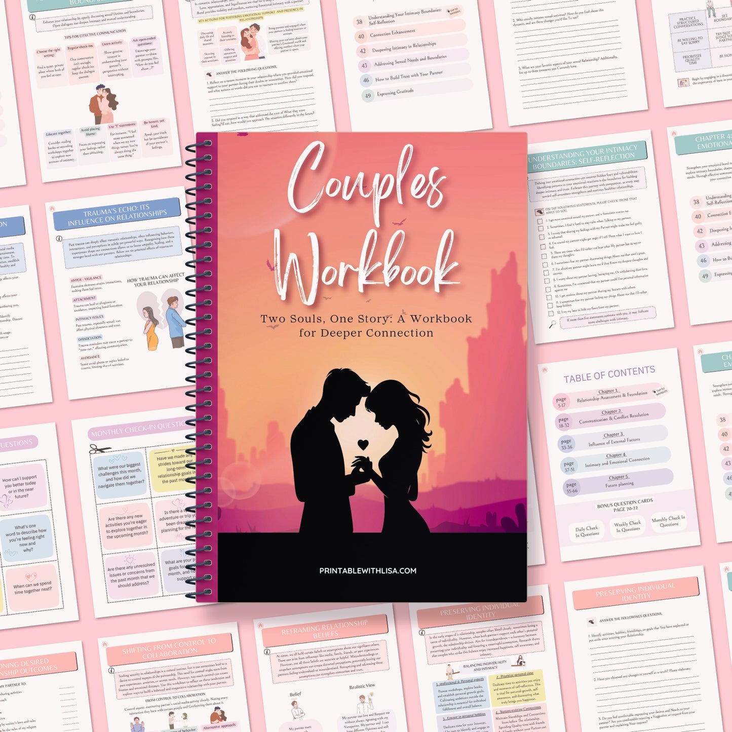 Couples Workbook Therapist Designed Worksheets Marriage Counseling Therapy Tools Handouts Intimacy Interventions Coaching Relationship Ebook