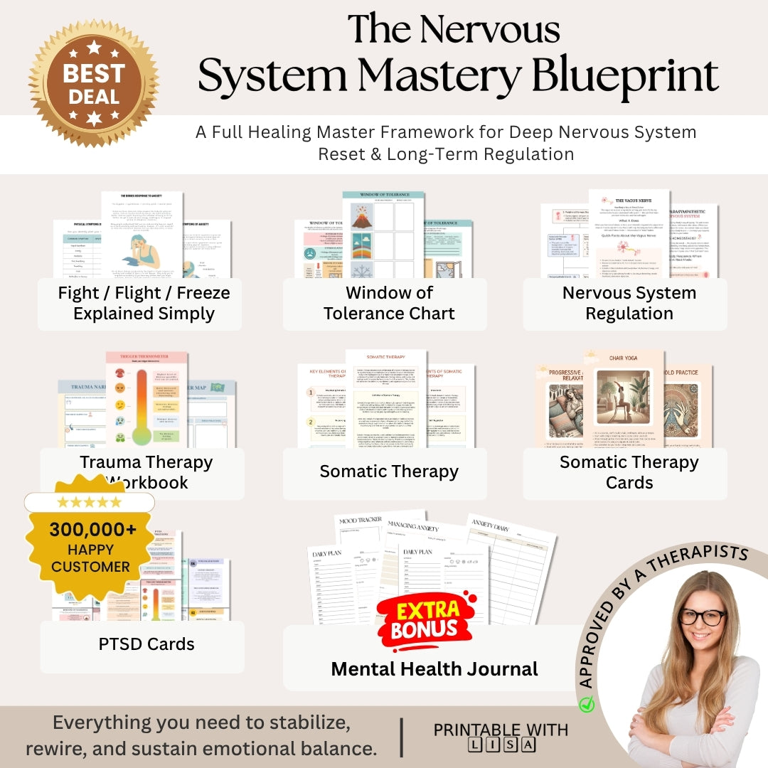 Ultimate Nervous System Regulation Workbook - Reset & Return to Calm!