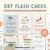 DBT Coping Skills Flash Cards | 44 Printable Therapy Cards for Anxiety, Emotional Regulation & Mindfulness
