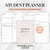 Student Planner Printable - Organizer for Study, Assignments & Time Management