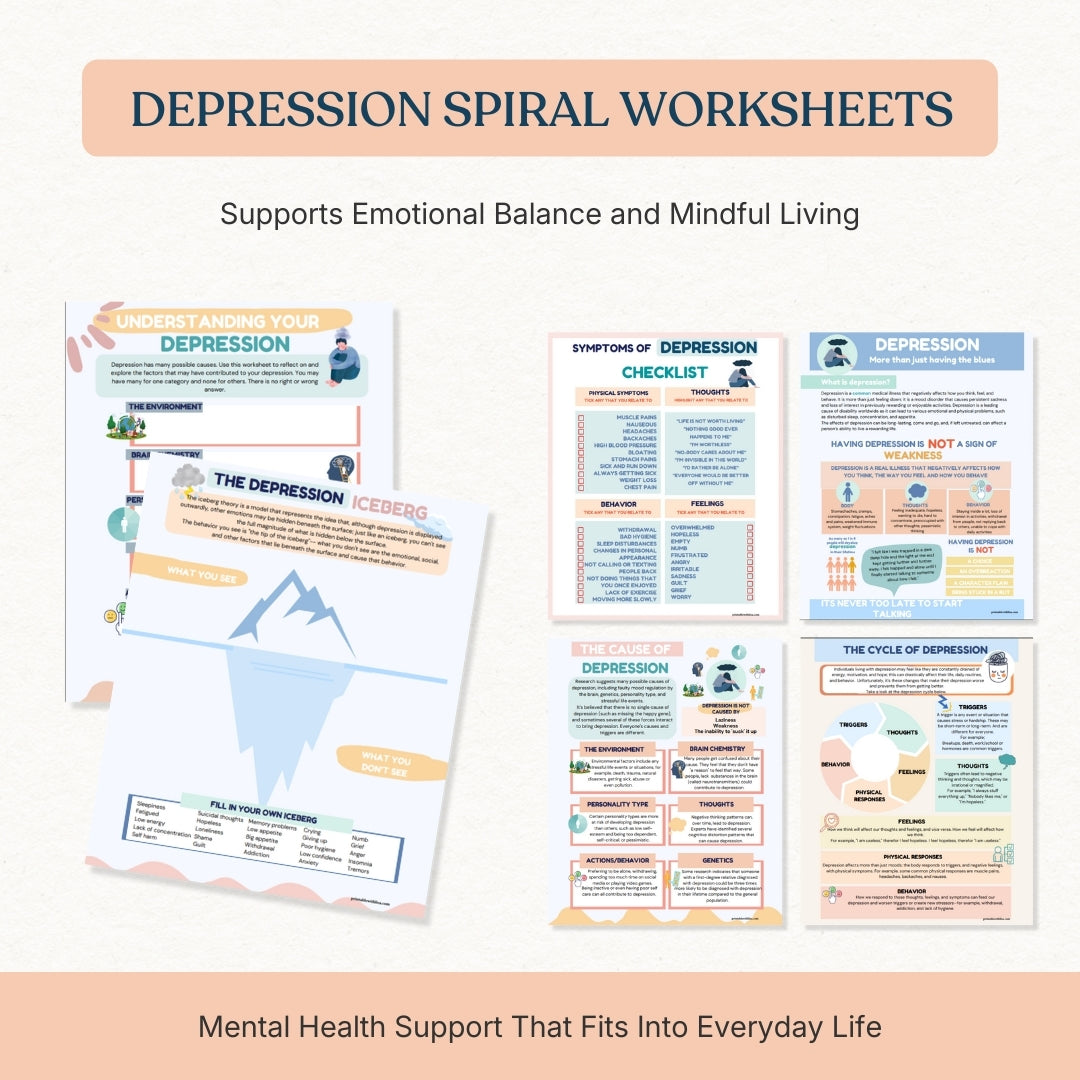 Ultimate Therapy Bundle – Anxiety, Stress & Emotional Healing Toolkit with 8+ Expert Tools