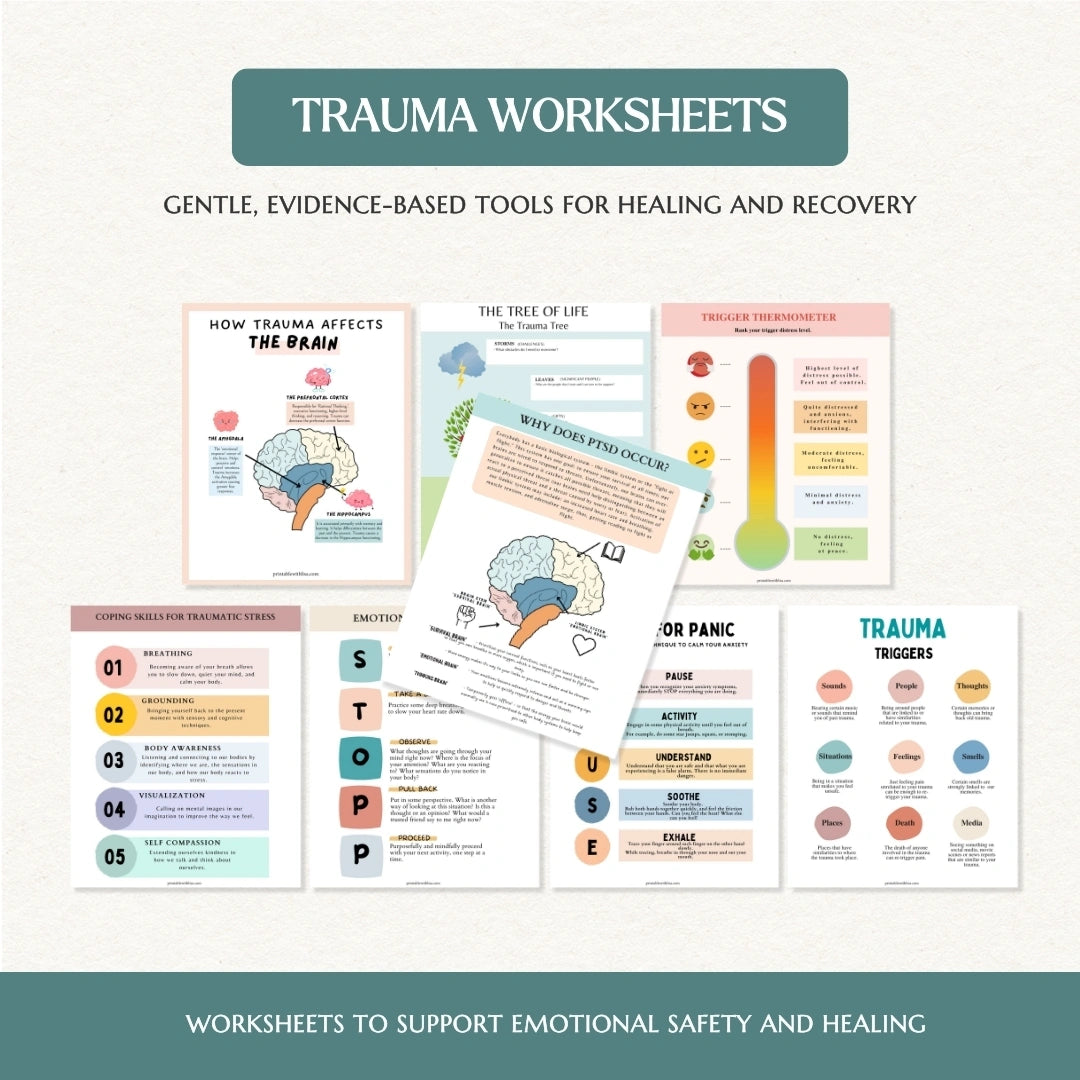Trauma Recovery Workbook™ – Stabilize, Understand & Rebuild
