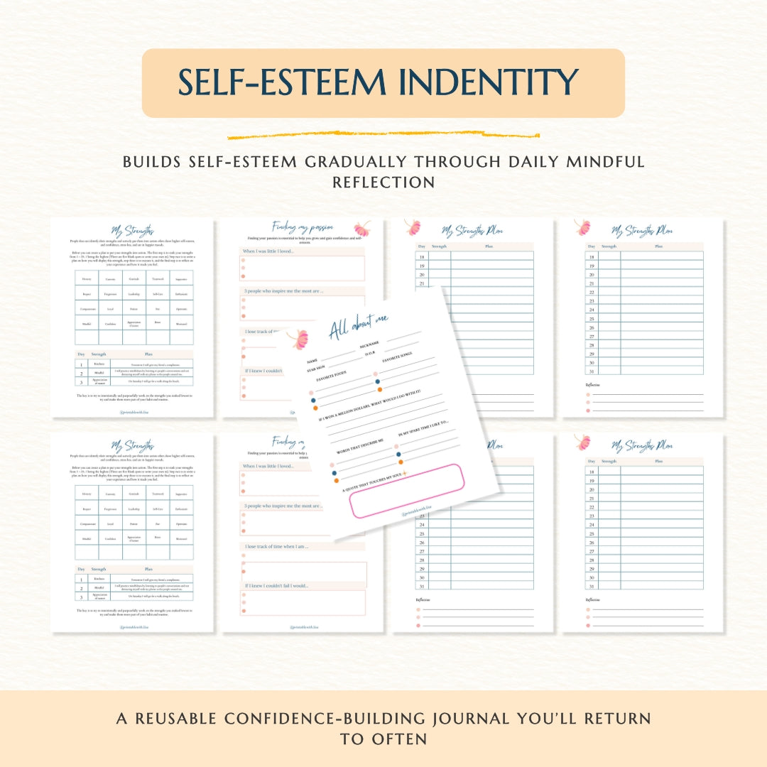 Ultimate Teen Mega Bundle — 8+ Therapist-Approved Tools to Build Confidence, Clarity & Emotional Strength to Boost Your Teen Growth