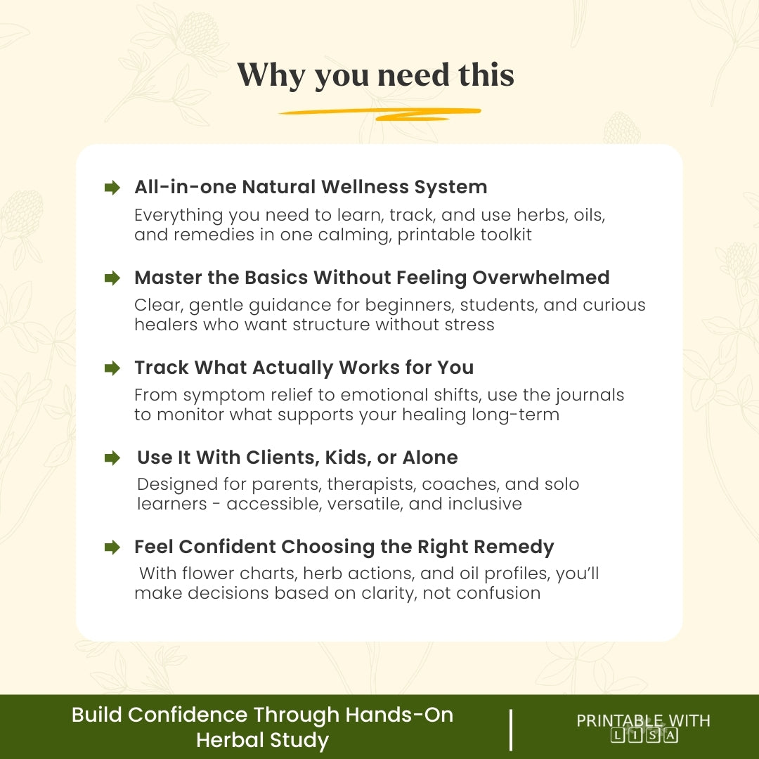 Herbal Healing & Natural Wellness Bundle