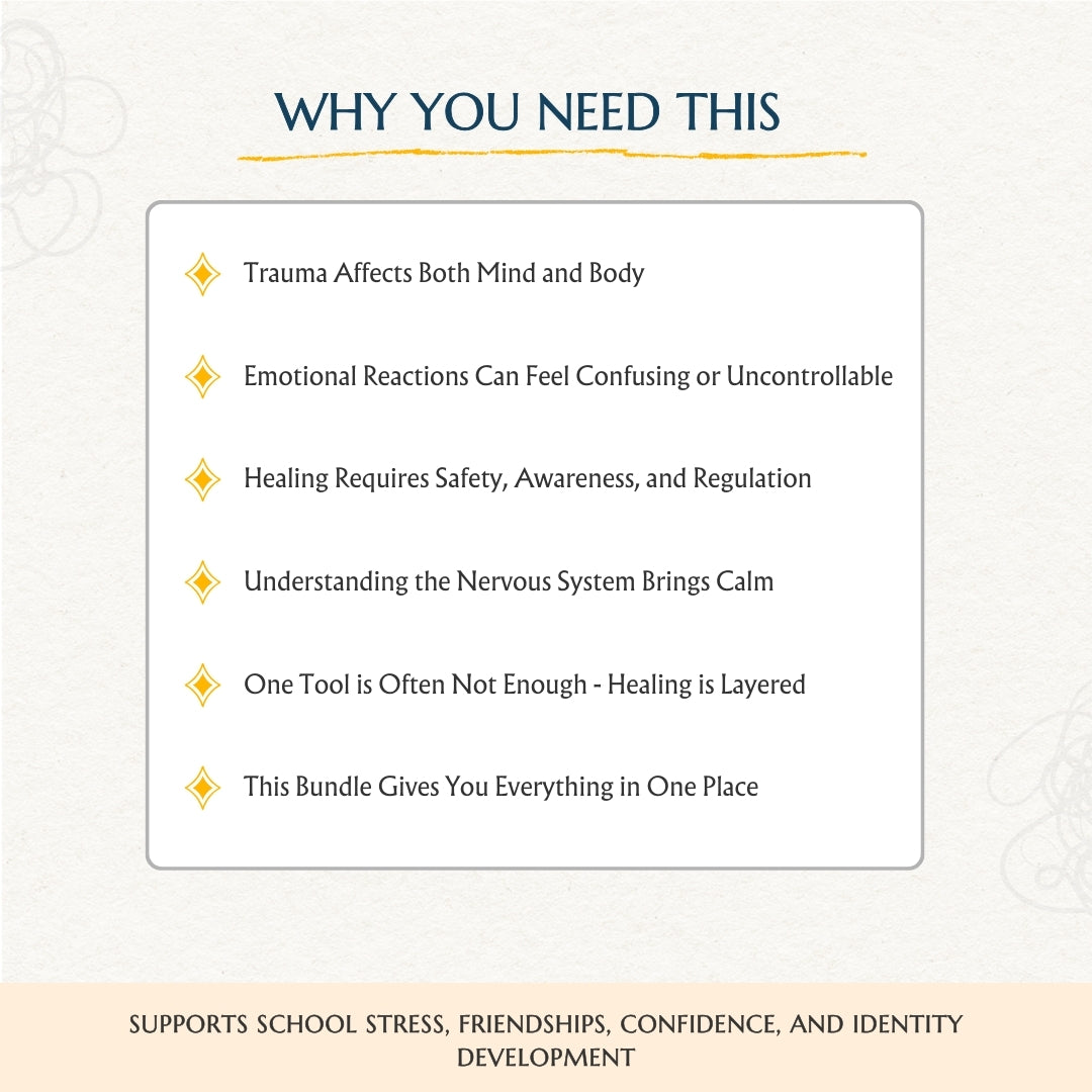 Ultimate Trauma Therapy Bundle – Nervous System Regulation & Emotional Healing Toolkit with 9+ Expert Tools