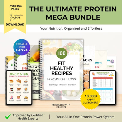 The Ultimate Protein Mega Bundle – High Protein Meal Plans & Recipes