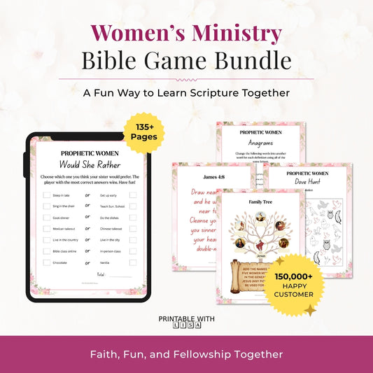 Women’s Ministry Bible Game Bundle – Faith, Fun & Fellowship Together