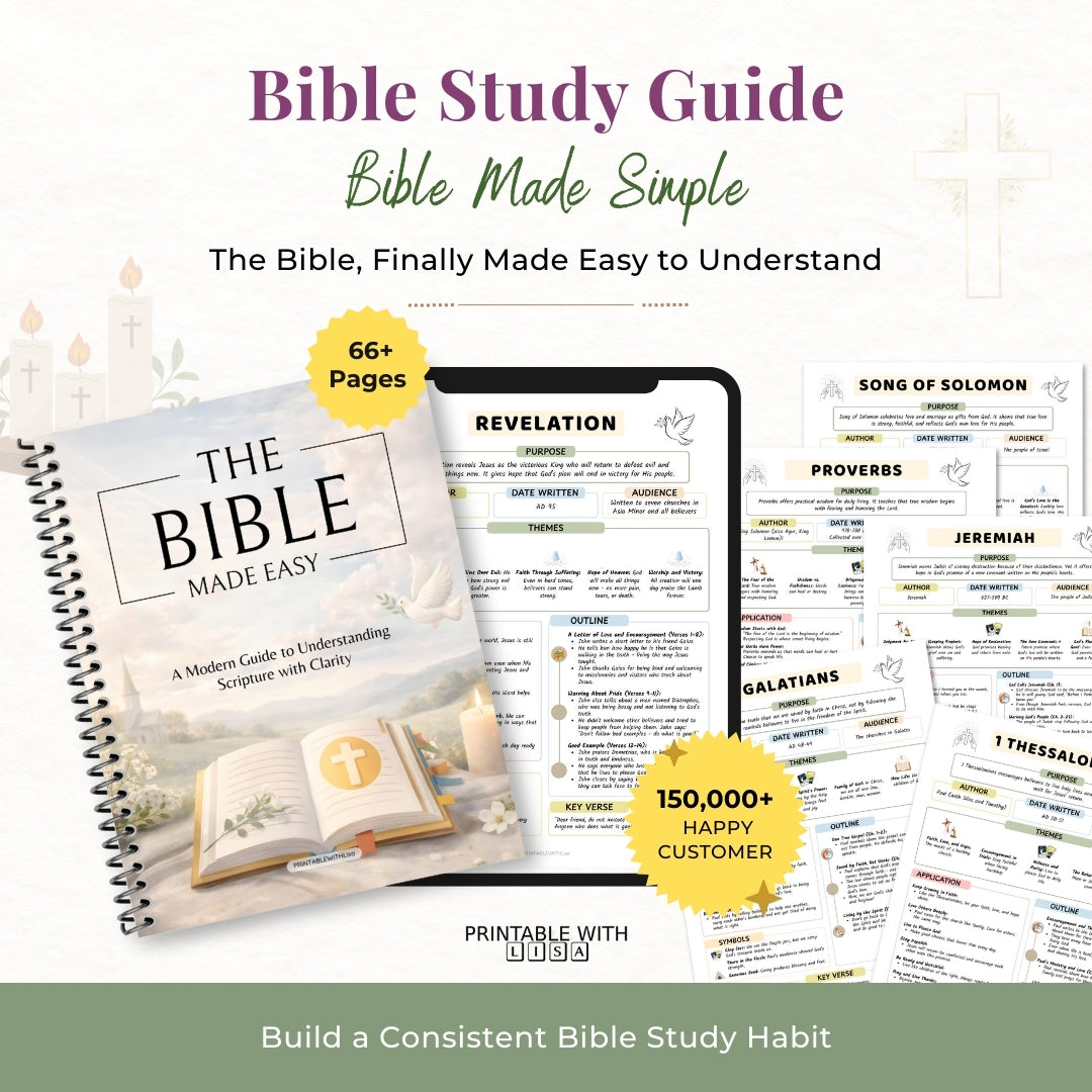 Bible Study Guide: Bible Made Simple 66-Book Clarity Bundle