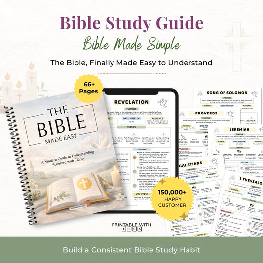 Bible Study Guide: Bible Made Simple 66-Book Clarity Bundle