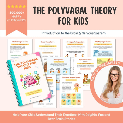 The Polyvagal Theory for Kids | Nervous System Regulation Workbook | Emotional Toolkit with Brain Metaphors