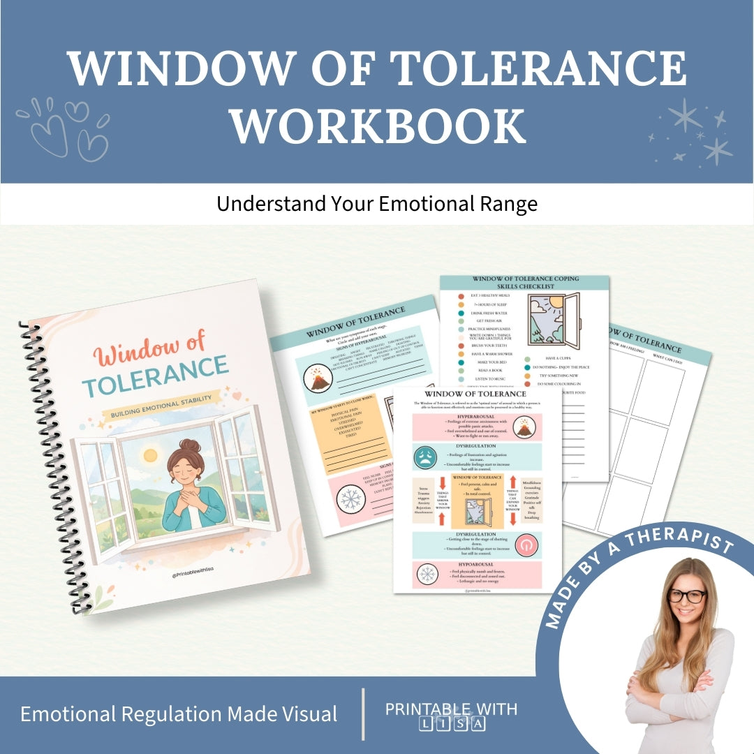 Window of Tolerance Workbook – Emotional Regulation Made Visual