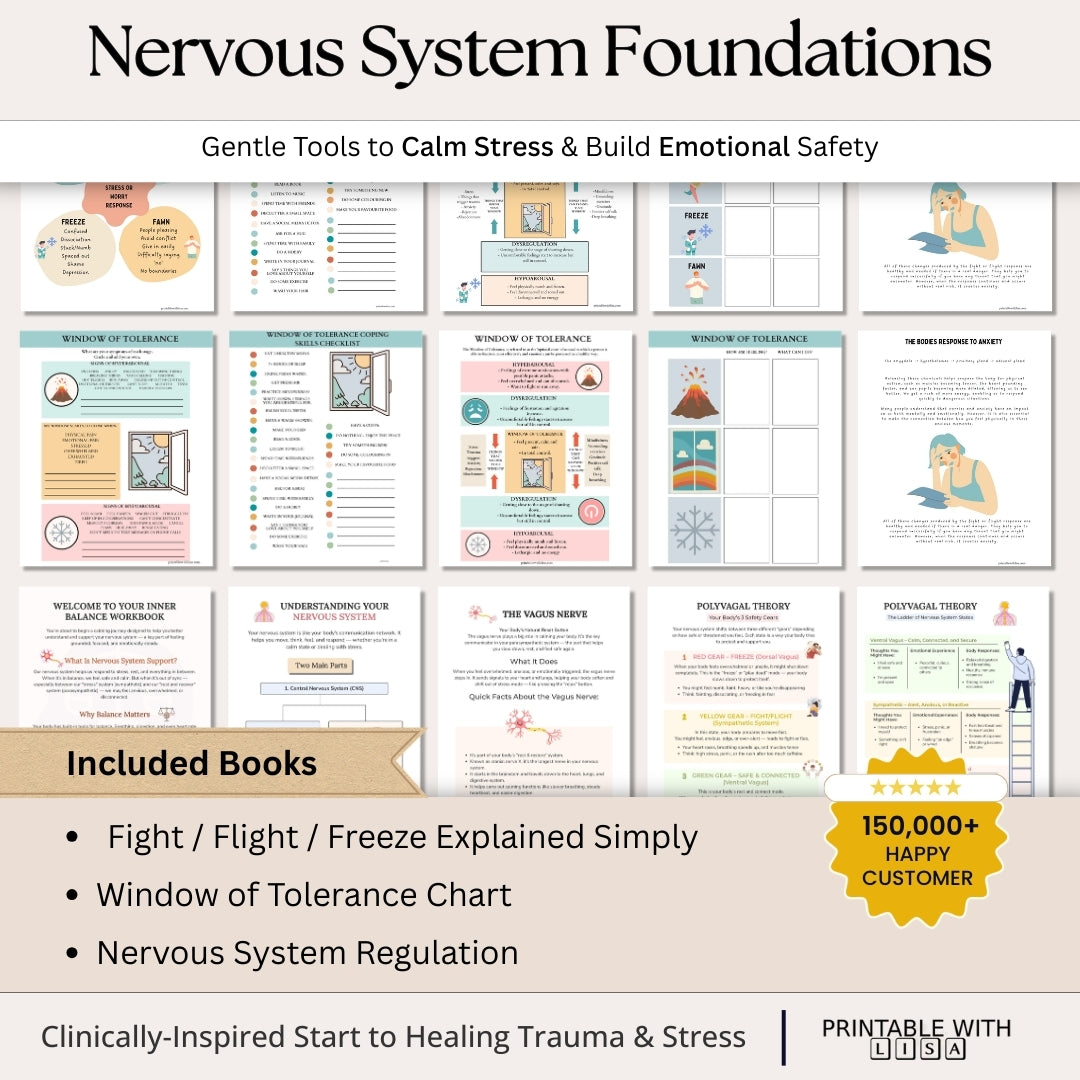 Ultimate Nervous System Regulation Workbook — Reset & Return to Calm!