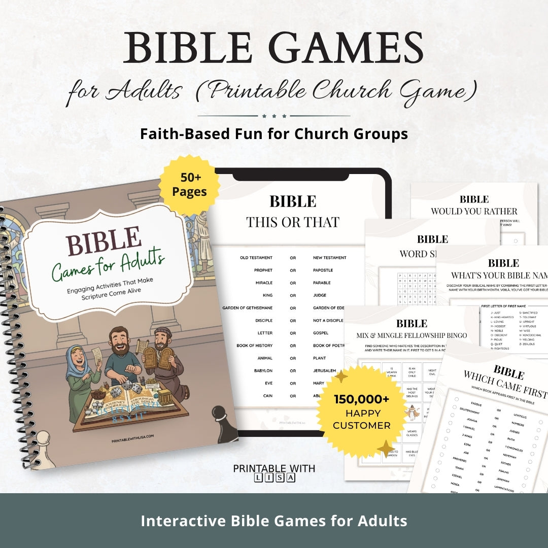 Bible Games for Adults (Church) — Interactive Group Night Pack