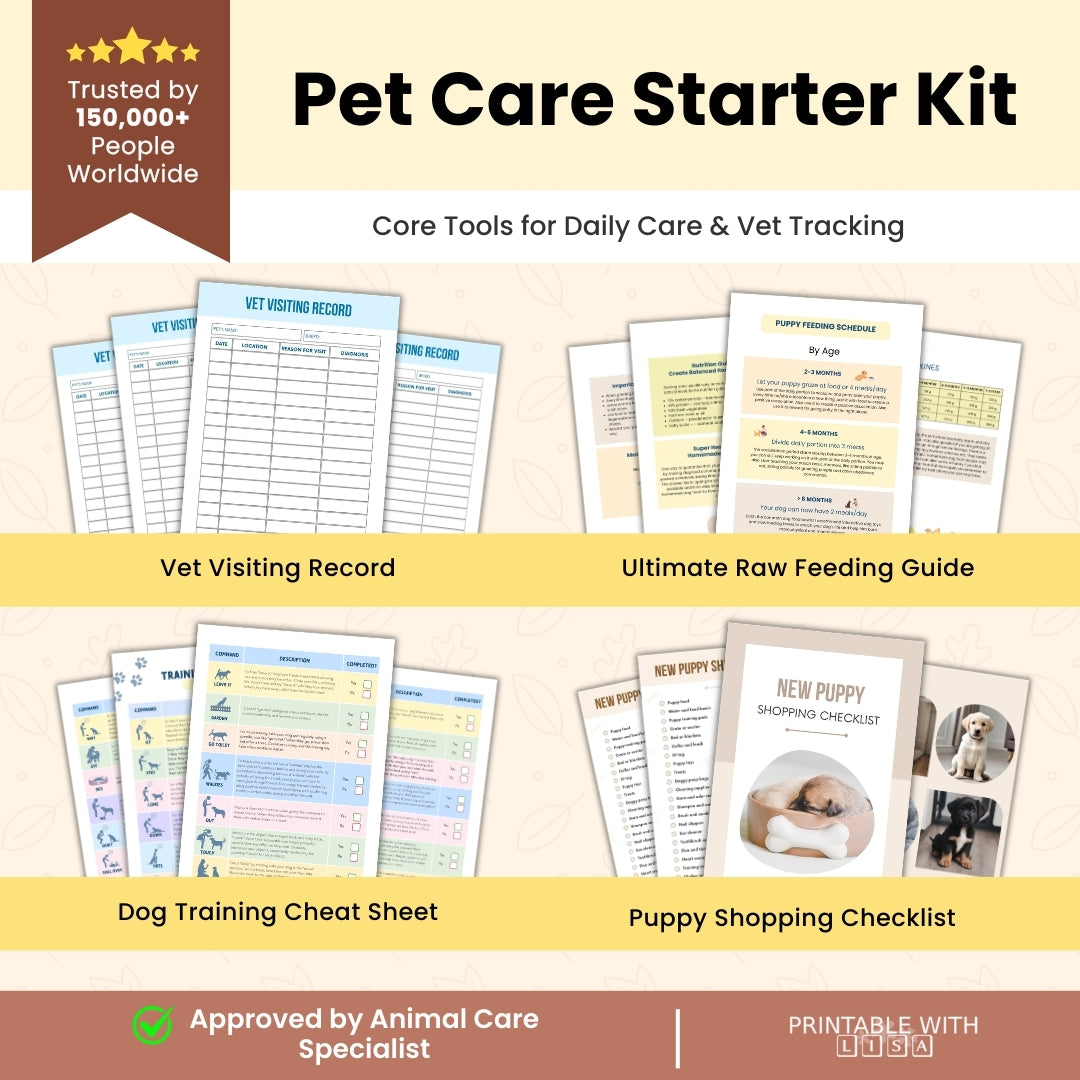 All-In-One Pet Wellness & Planner Bundle 🐶🐱