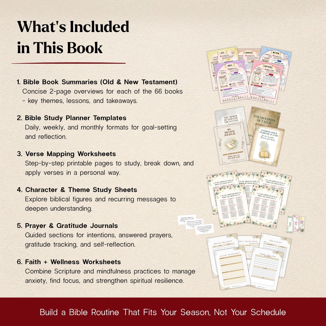 The Entire Bible Made Simple – 400+ Page Study & Devotional Bundle