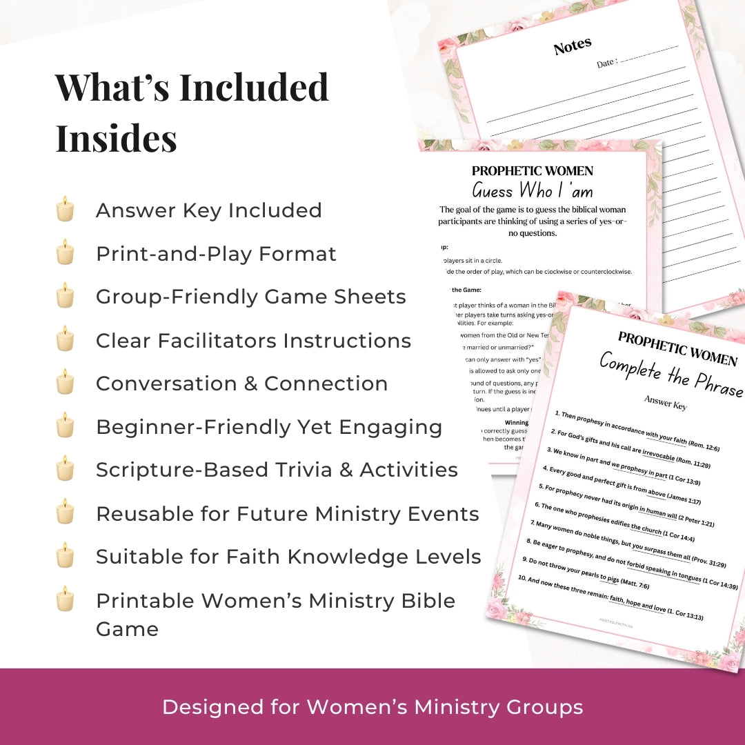 Women’s Ministry Bible Game Bundle – Faith, Fun & Fellowship Together