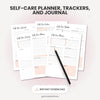 Self-Care Planner Printable, Self Love Worksheet, Self-Love Journal, Mental Health Worksheet