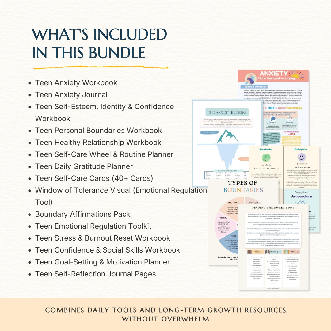 Ultimate Teen Mega Bundle | The Teen Confidence & Emotional Strength System