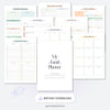 Goal Planner Kit, Goals Tracker, SMART Goal Setting, New Year, Monthly Habits Reflections, Productivity