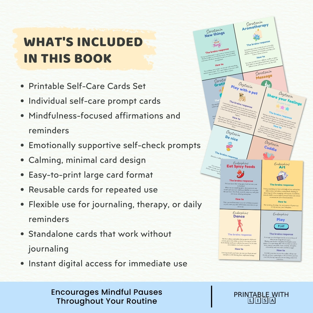 Teen Self-Care Cards – Calm & Confidence in Minutes