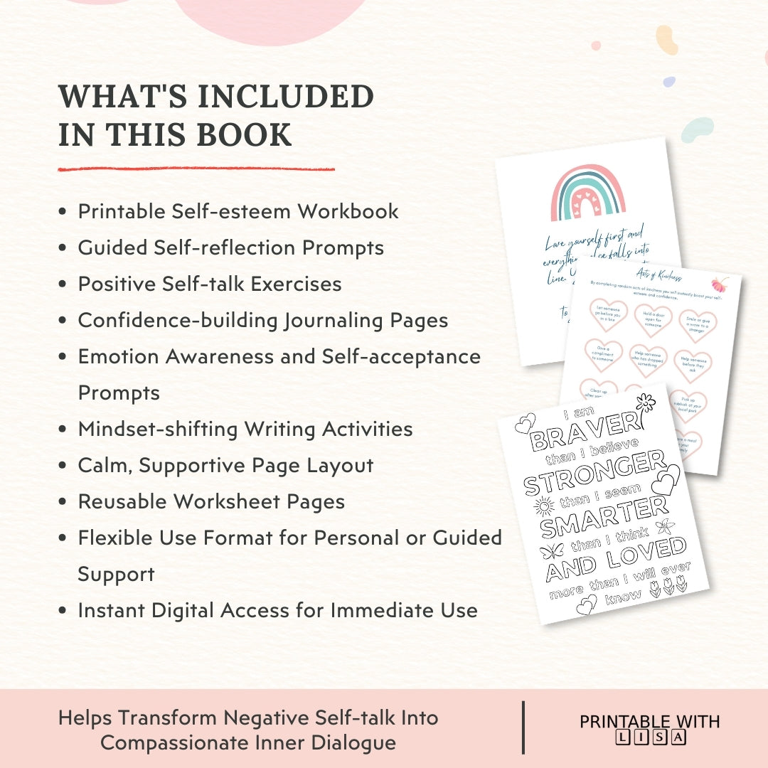 Teen Self-Esteem, Identity & Confidence Bundle