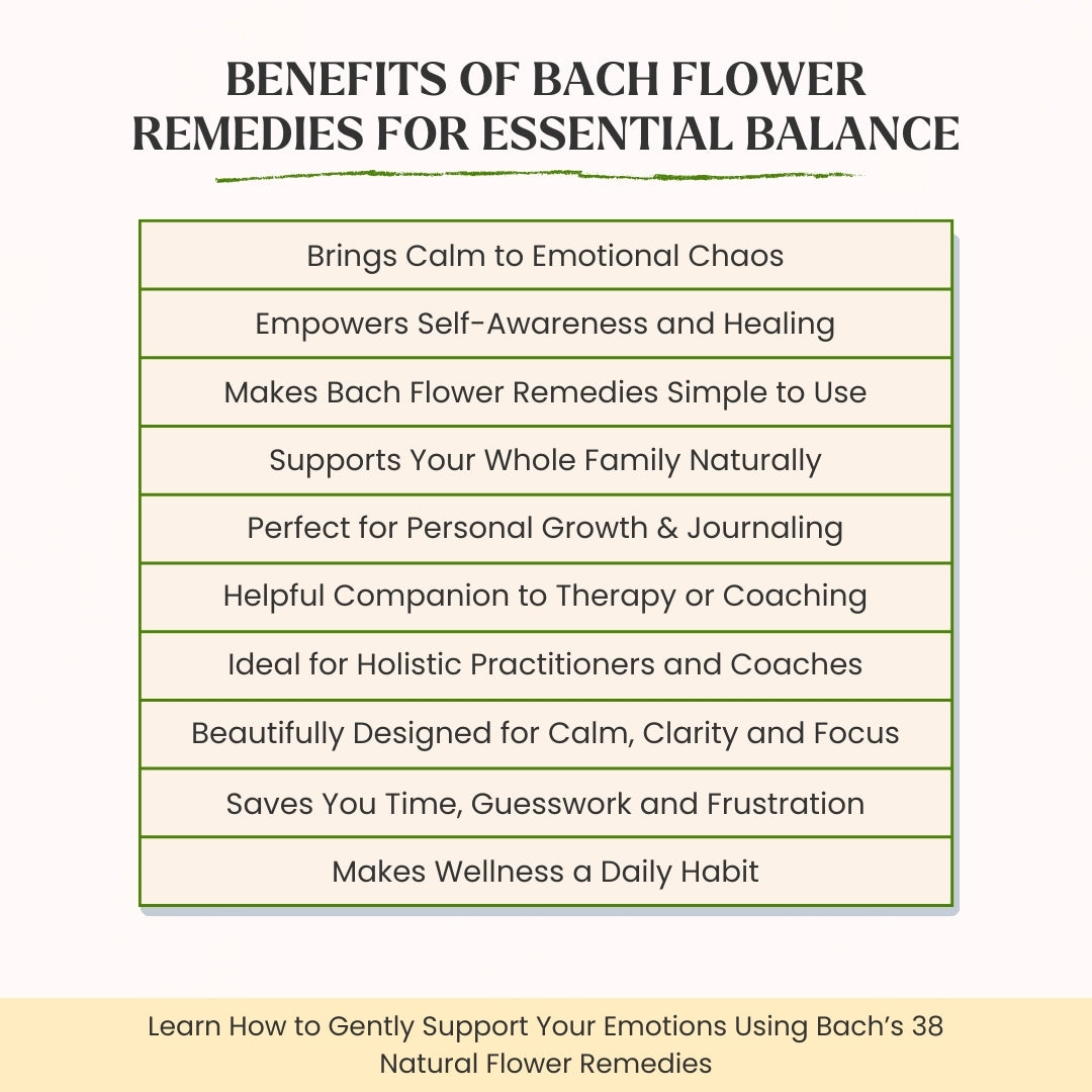 Bach Flower Remedies for Emotional Balance – 38 Healing Remedies Through Nature