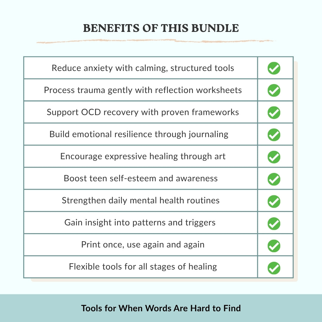 Therapy and Recovery Bundle – Calm Anxiety, Heal Trauma, Reclaim Peace