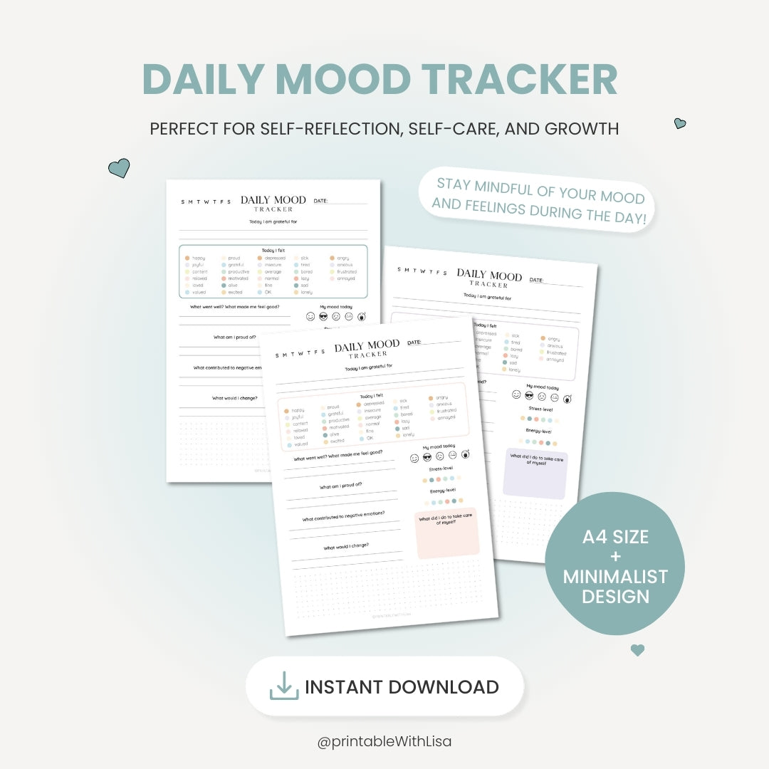 Ultimate Life Changer Printable Bundle - 9-in-1 Printable Set for Self-Care, Budget, Fitness, Goals, and More (200+ Pages) - PRINTABLEWITHLisa