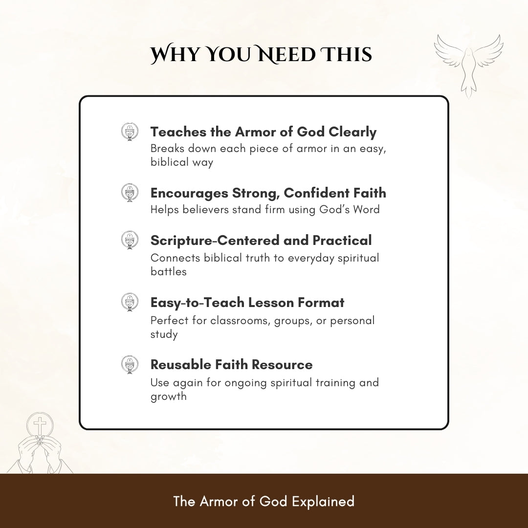 The Armor of God for the Battle – A Powerful Bible Lesson for Spiritual Strength