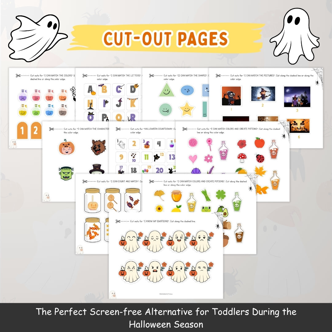 Halloween Busy Book for Toddlers & Preschoolers – Spooky-Smart Learning