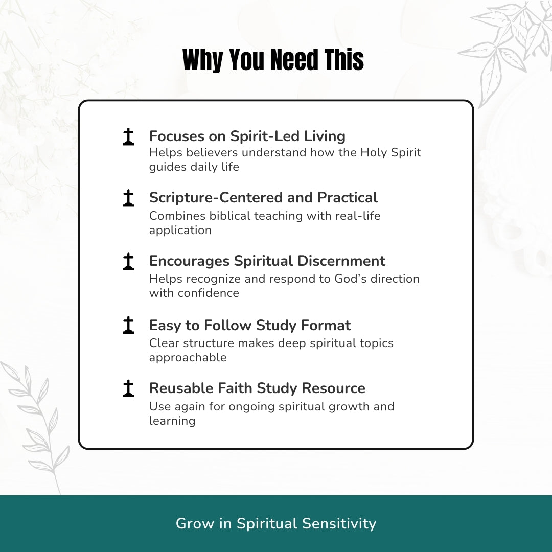 Learning to Be Led by the Spirit of God – Spirit-Led Living Bible Study