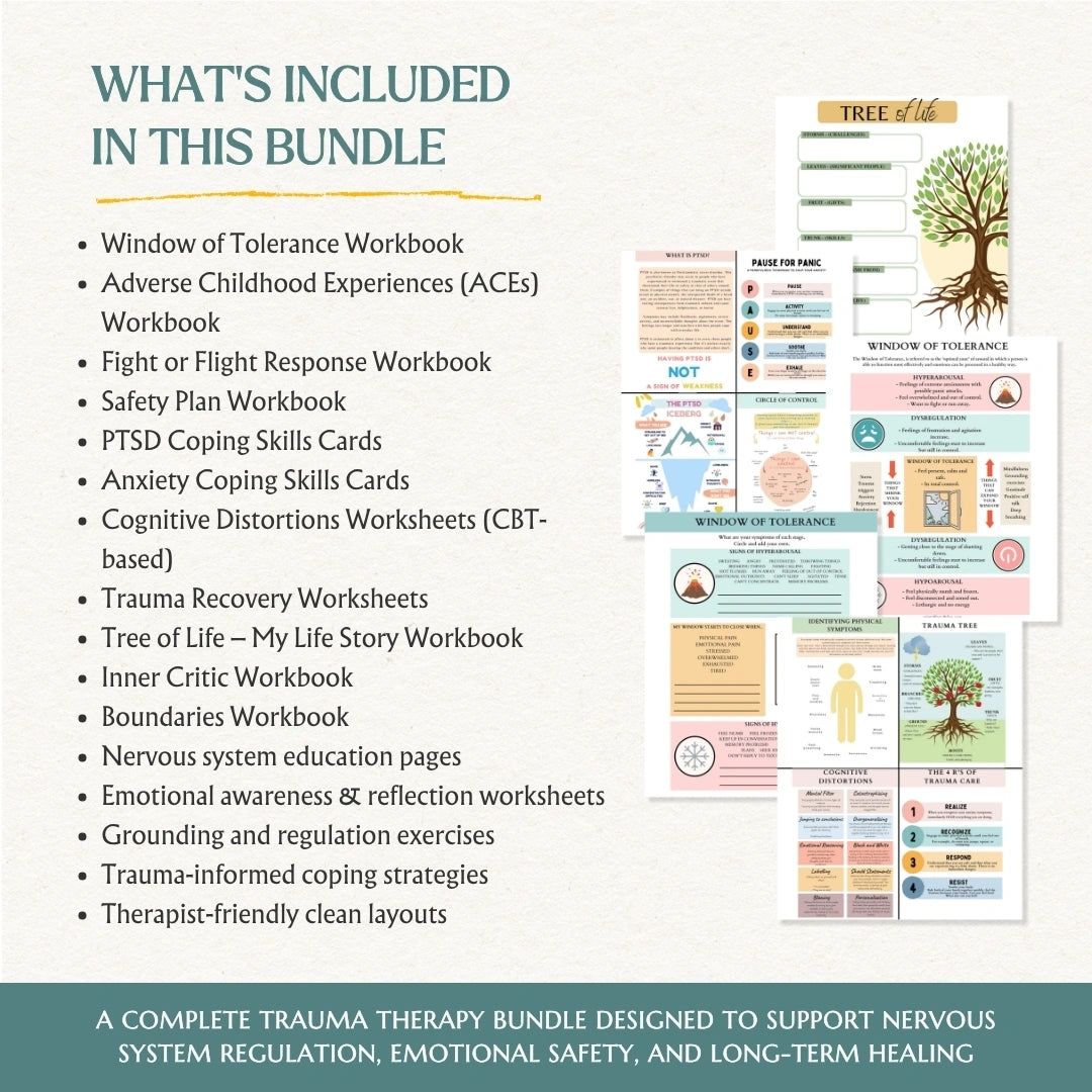 Trauma Recovery Workbook™ – Stabilize, Understand & Rebuild