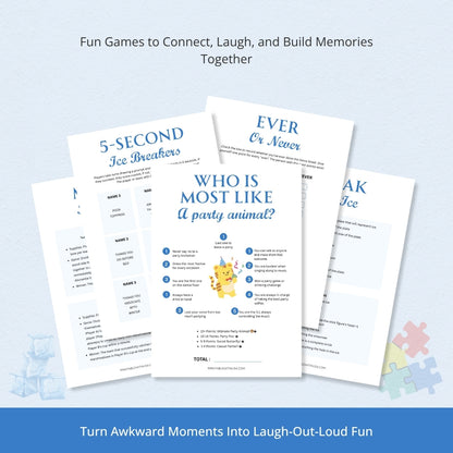 Icebreaker Games Bundle – Fun Party, Classroom & Team Icebreakers