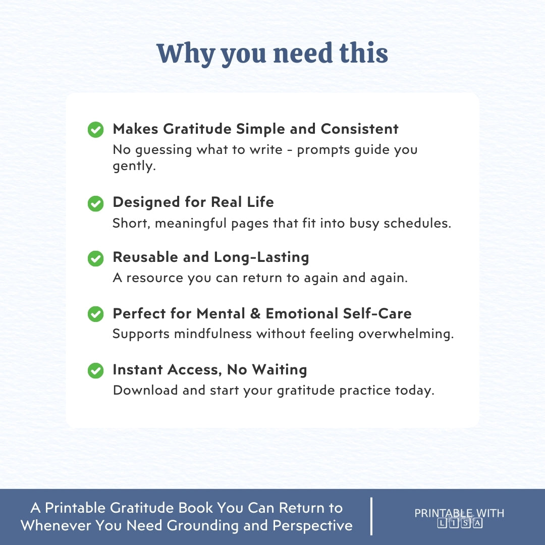 Teen Daily Gratitude Planner — Calm, Confidence & Mindful Days