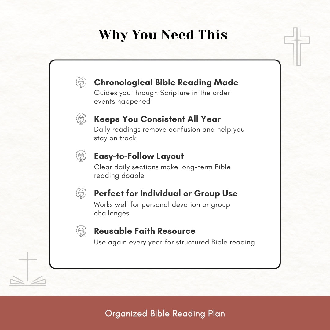 1-Year Chronological Bible Reading Plan — Read the Bible With Clarity & Consistency