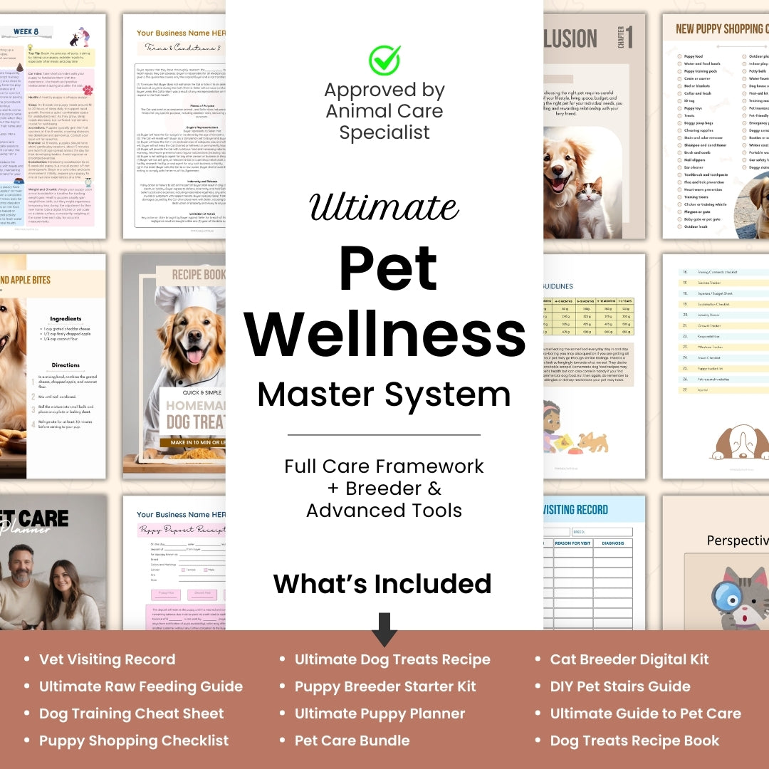 All-In-One Pet Wellness & Planner Bundle 🐶🐱