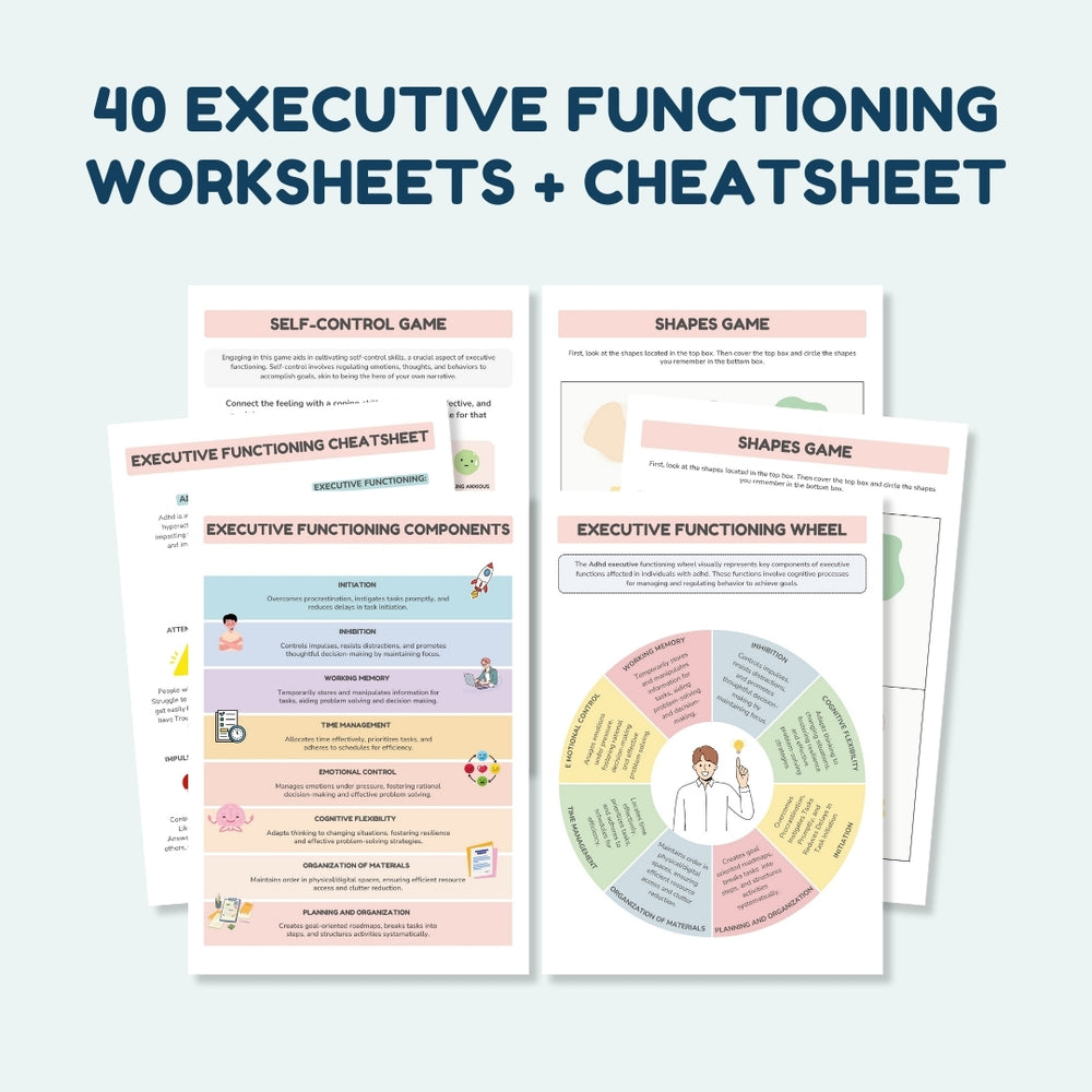 ADHD & Executive Functioning Toolkit | 250+ Focus & Coping Tools ...