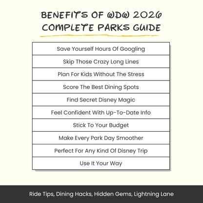 WDW 2026 Complete Parks Guide – Your Insider Strategy Playbook