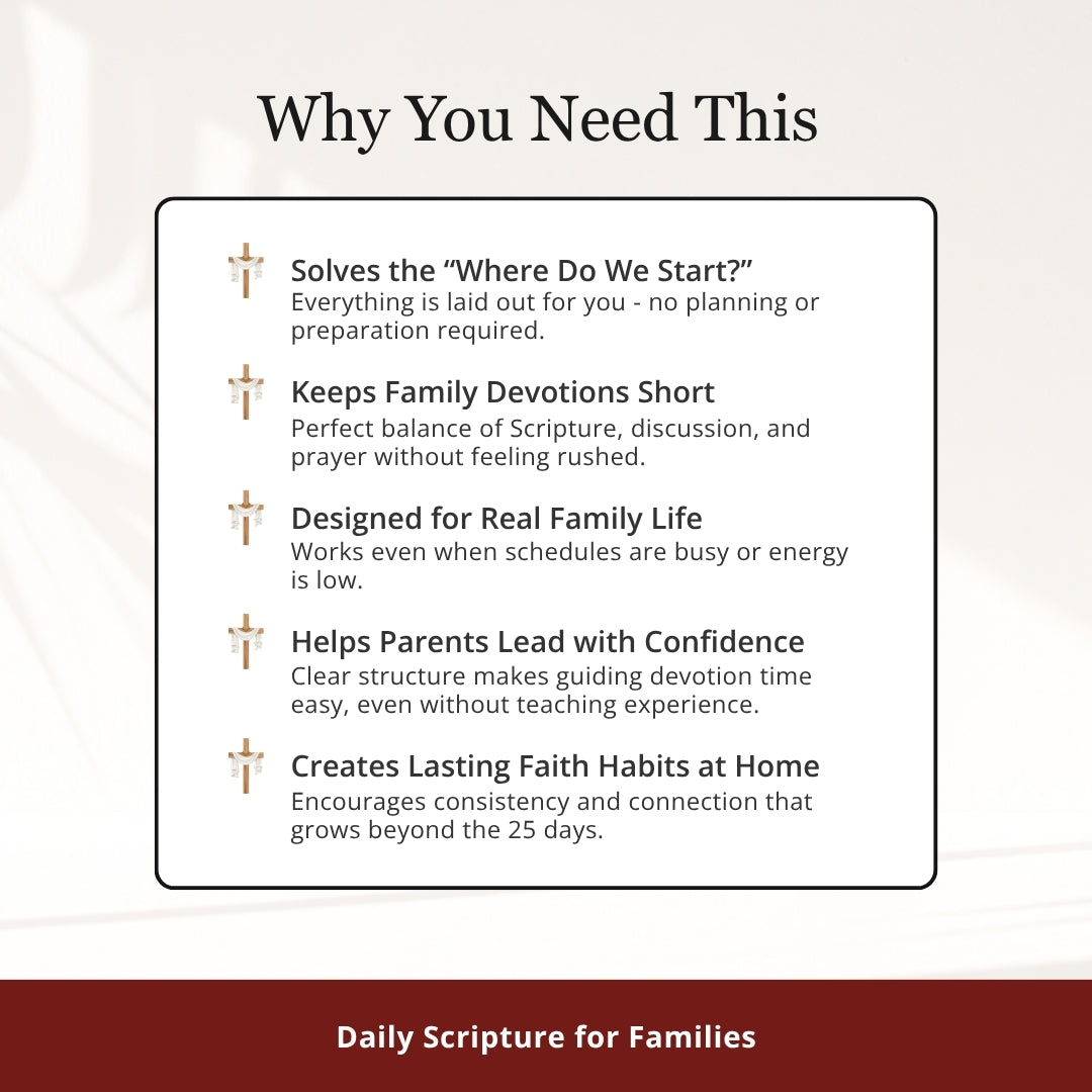 25 Daily Family Bible Devotionals — Calm, Guided Bible Time
