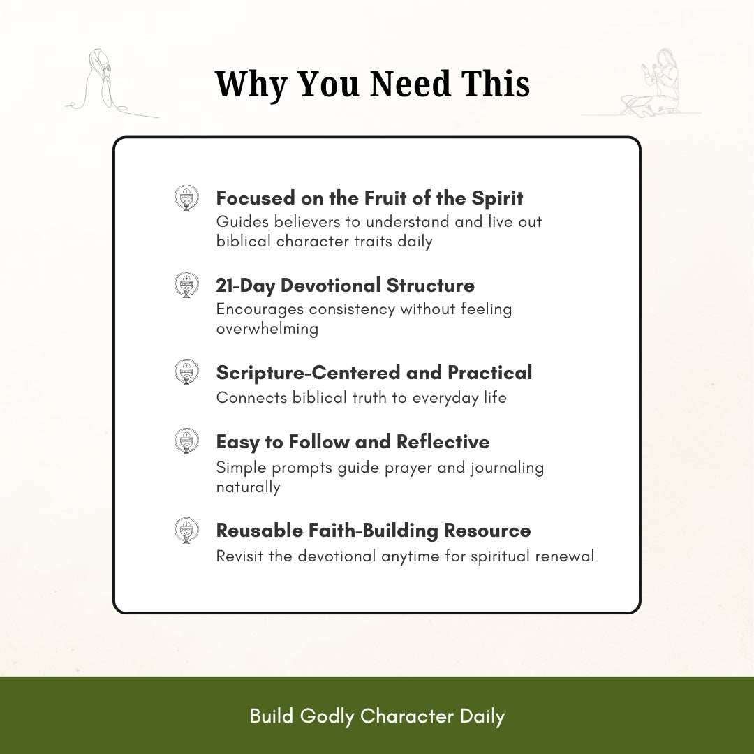 Cultivating the Fruit of the Spirit — 21-Day Devotional Journal